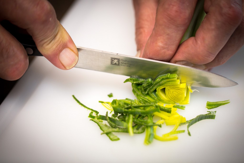 Bouillon de légumes au bleu d'Auvergne