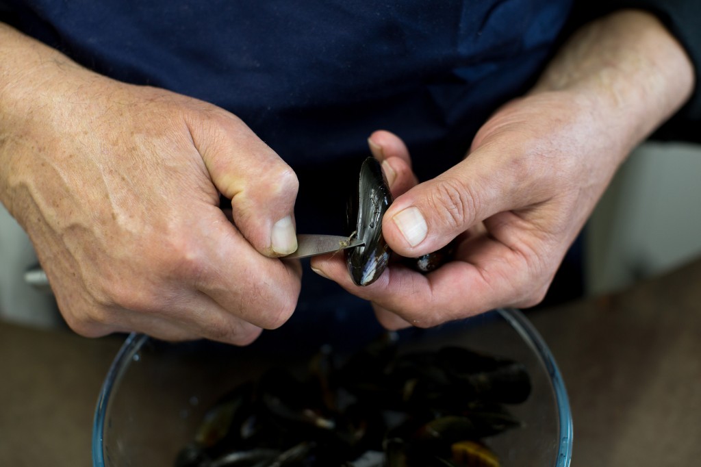 Crème de chou fleur aux moules