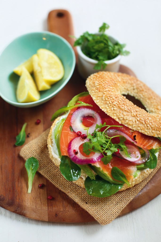 Bagel au saumon -  Bonneterre
