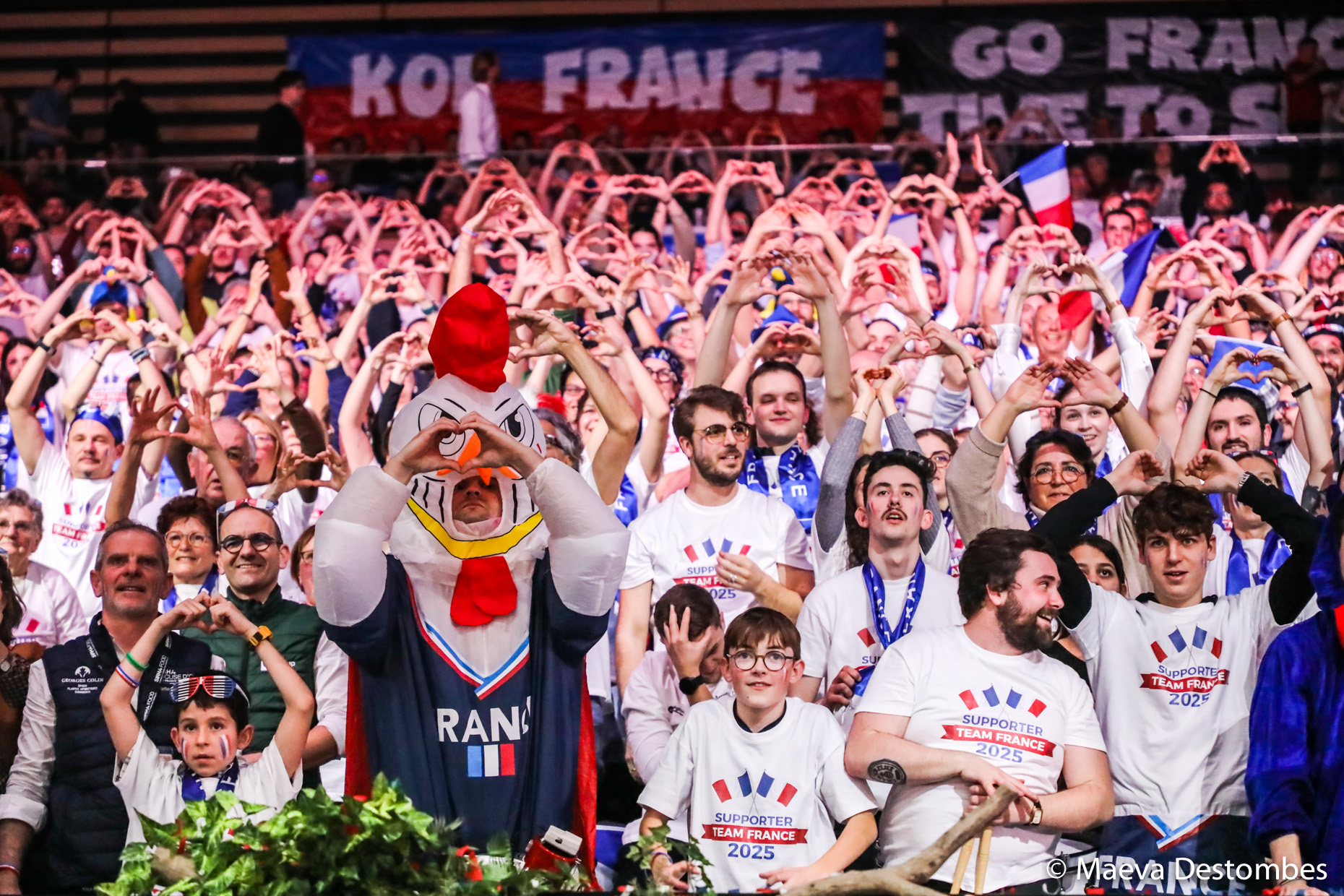 Les supporters français au Bocuse d'Or 2025.