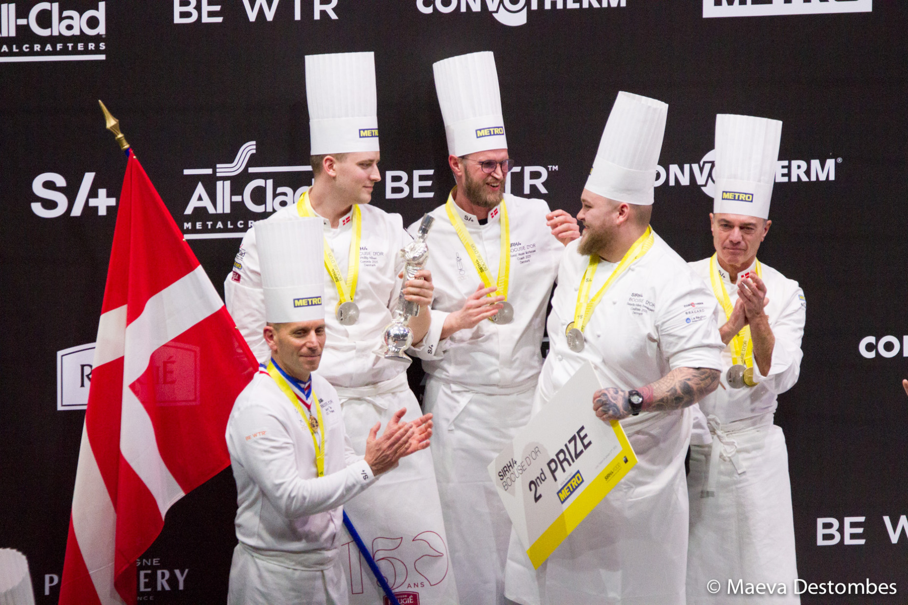 L'équipe du Danemark a obtenu le Bocuse d'argent 2025.