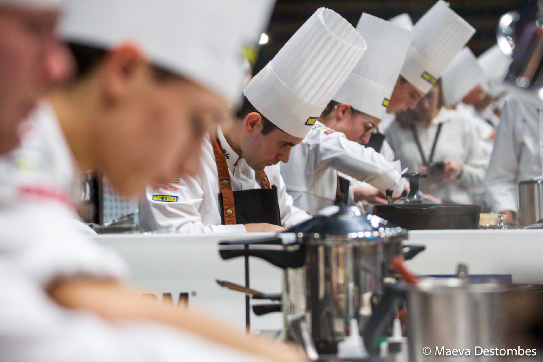 Paul Marcon au Bocuse d'Or 2025.