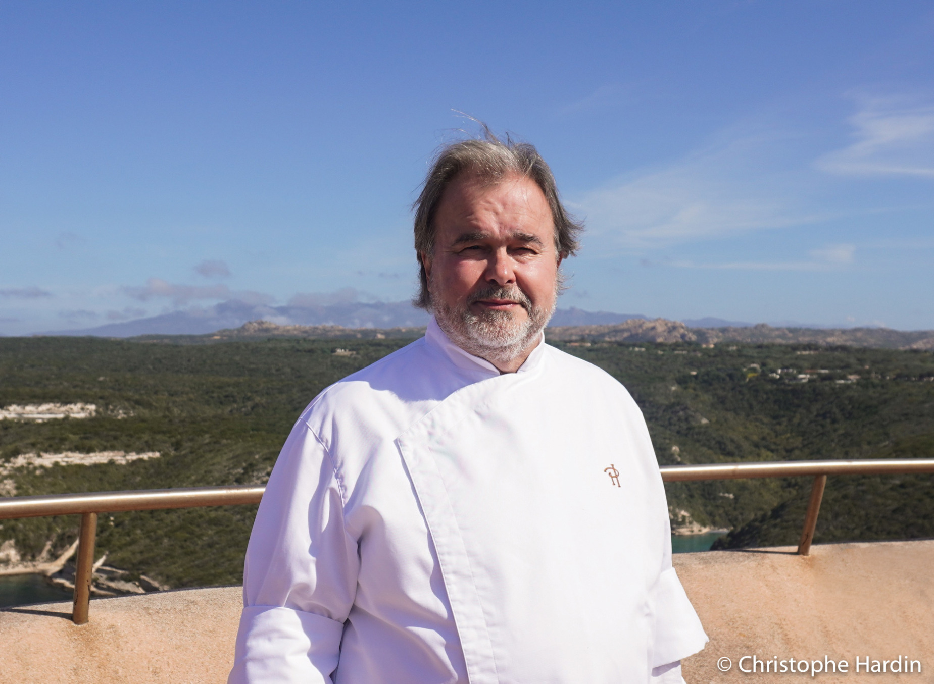 Le Chef pâtissier et chocolatier français Pierre Hermé à Festi Bocca, Bonifacio.