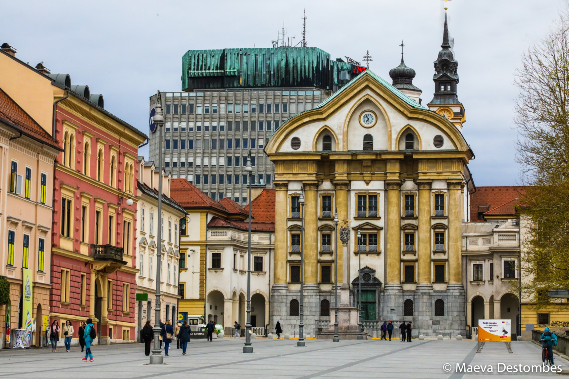 Le centre de Ljubljana est un joyeux mélange d’architecture baroque, Art nouveau et moderne.