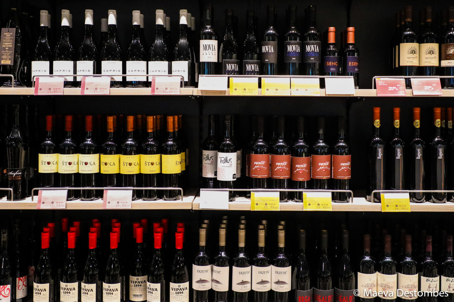 Les vergers et les vignes de la vallée de Vipava nourris par le soleil ont permis de préserver une grande diversité de cépages : Zelen, Pinela, Klarnica, Pergolin, Poljšakica, Vitovska Grganja ou Picolit.